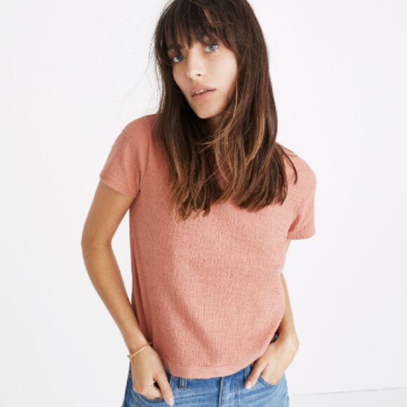 📌 Madewell Verse Tie-Back Top in Rosewood Pink 🌸 - Picture 8 of 10